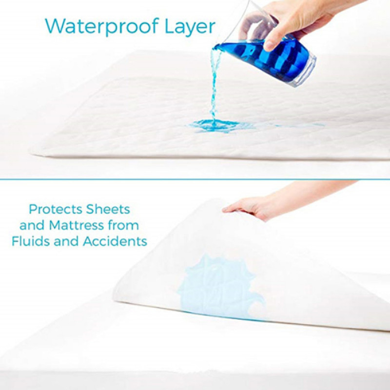 Pack of 3 Hypoallergenic Soft Bamboo Baby Changing Pad Liner Water proof under pad